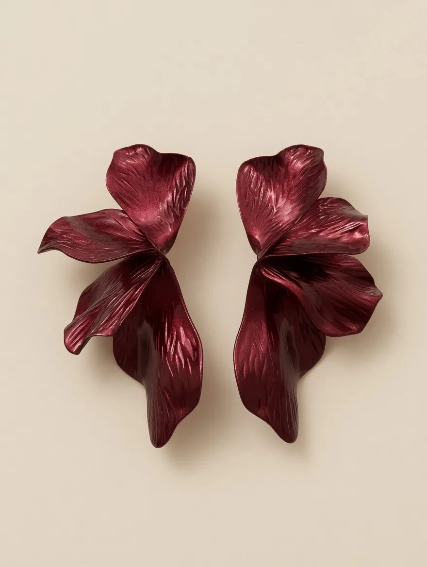 Pendientes Media Flor